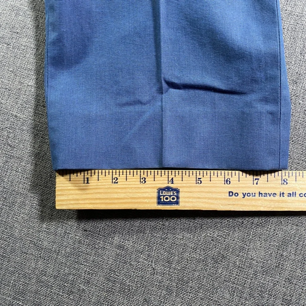 Banana Republic‎ Non Iron Tailored Slim Blue Dress Pants Men 35x30 (Fits 35x26)